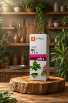 Krishna’s She Care Juice for Women Hormonal Balance & Menstrual Health | Ayurvedic Women Healthcare Tonic