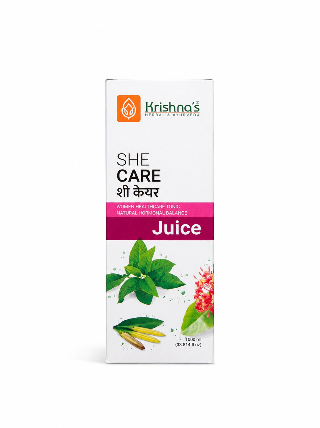Krishna’s She Care Juice for Women Hormonal Balance & Menstrual Health | Ayurvedic Women Healthcare Tonic