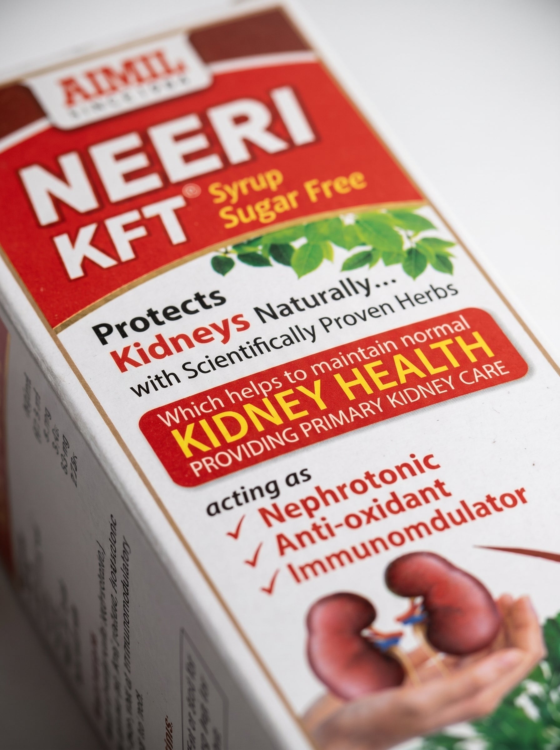 Aimil Neeri KFT Syrup Sugar Free for Kidney Health & Detox Support | Ayurvedic Herbal Supplement