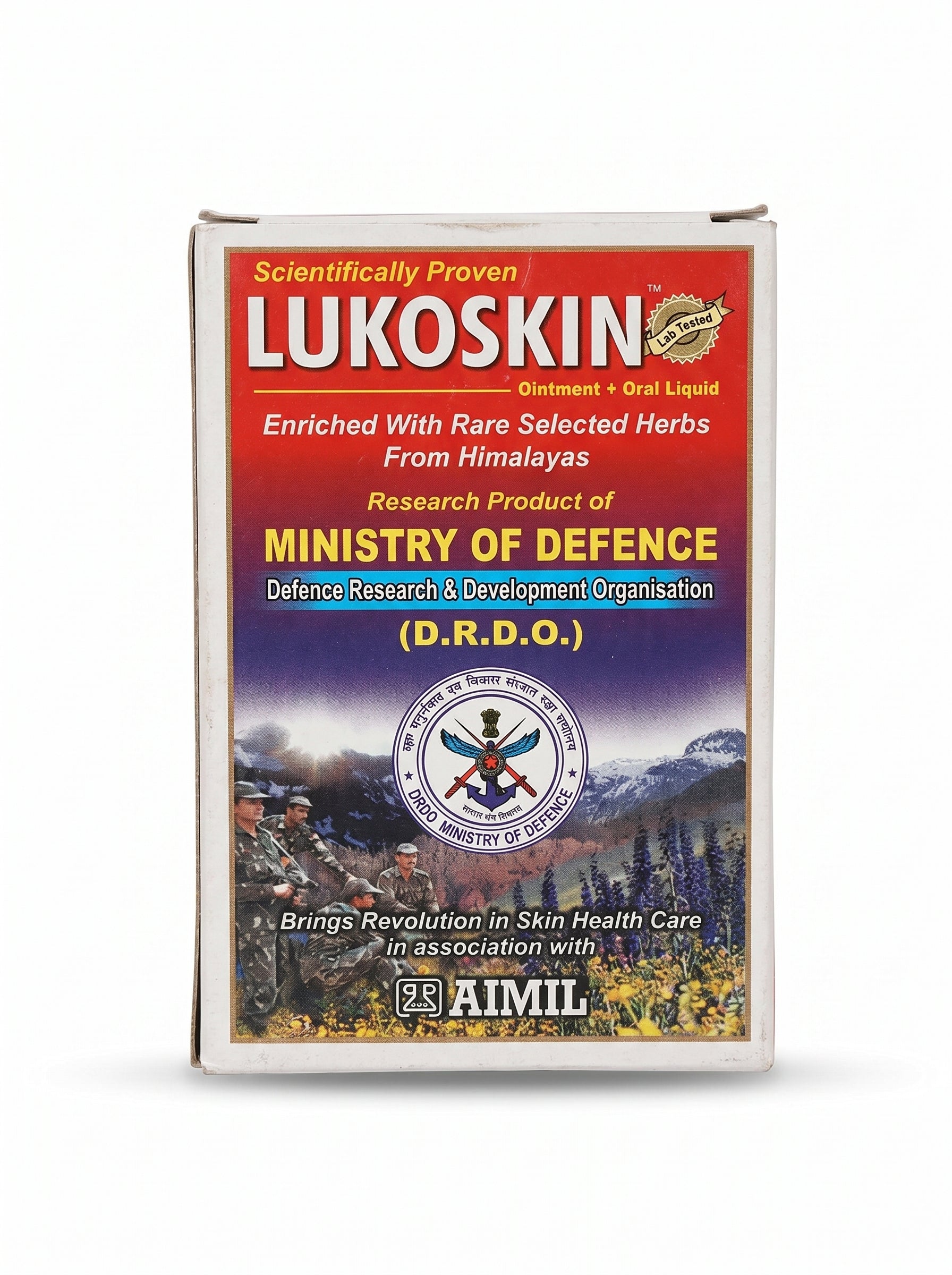 Aimil Lukoskin Ointment + Oral Liquid for Skin Health Support | Ayurvedic Herbal Skin Care Formula