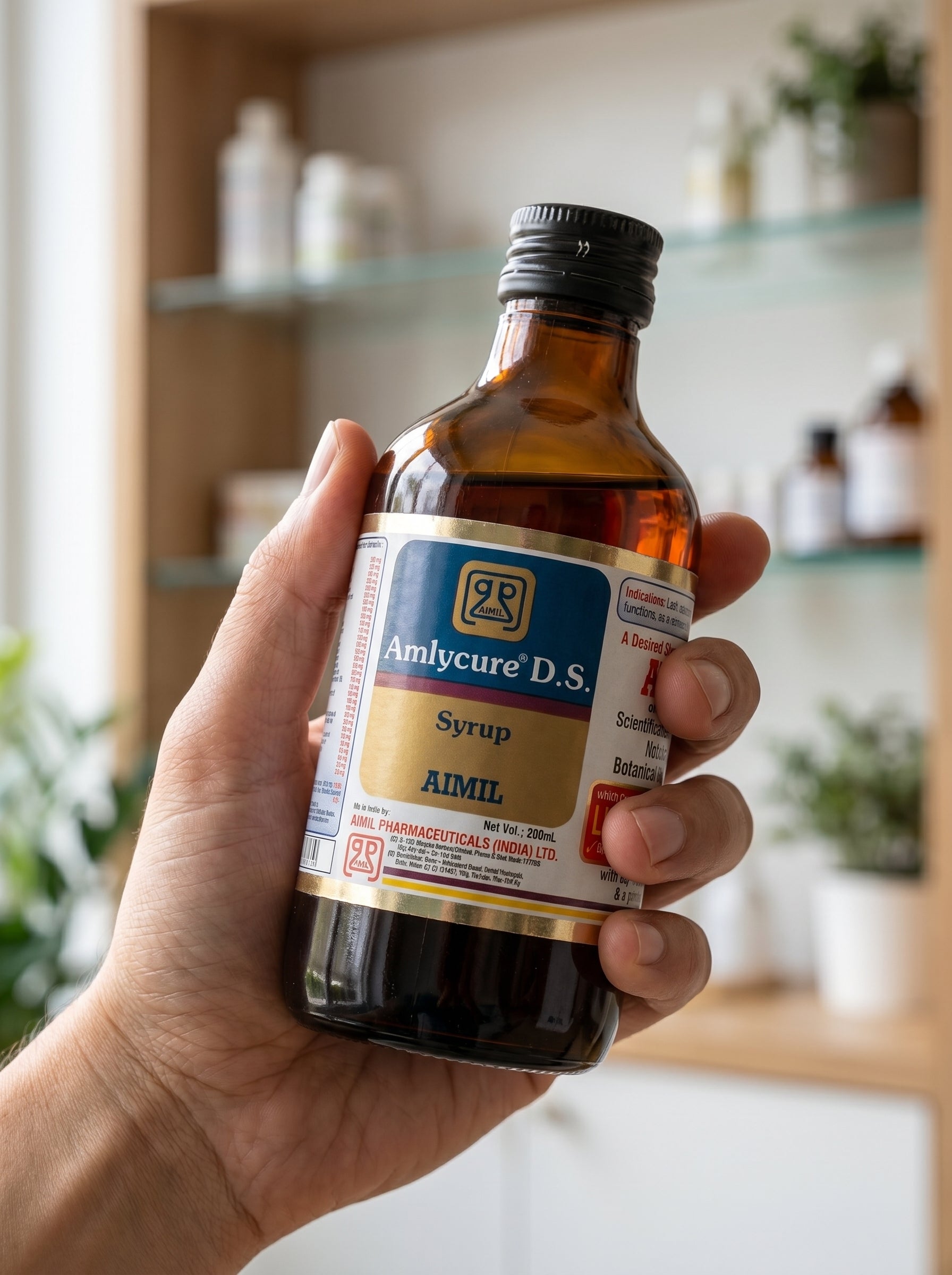 Aimil Amlycure D.S. Syrup for Liver Health & Digestion Support | Ayurvedic Herbal Liver Tonic